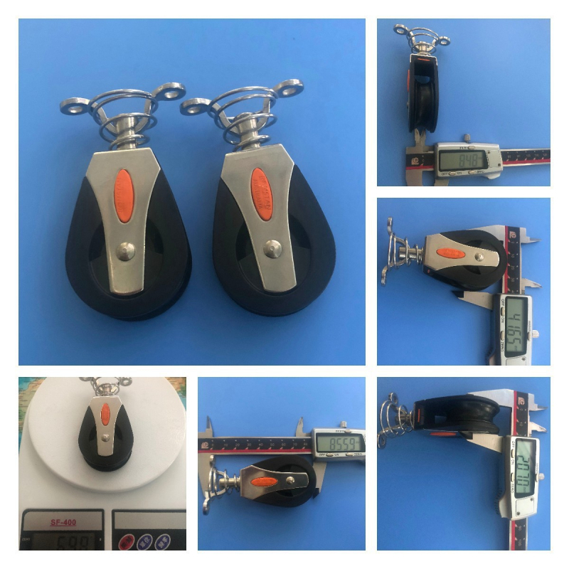 Cross Border Неръждаема стомана Найлон Макара за Ветроходна Яхта Gardenrod Макара с Въртящ се лагер Макара Пилатес Найлон Макара