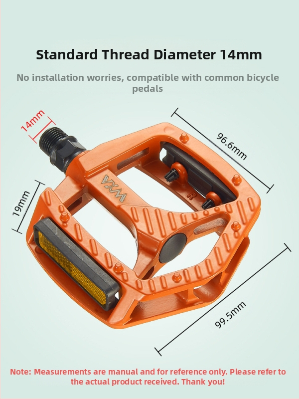 Педал за велосипед за планински шосеен велосипед с лагер от алуминиева сплав, универсален педал, аксесоари за педали