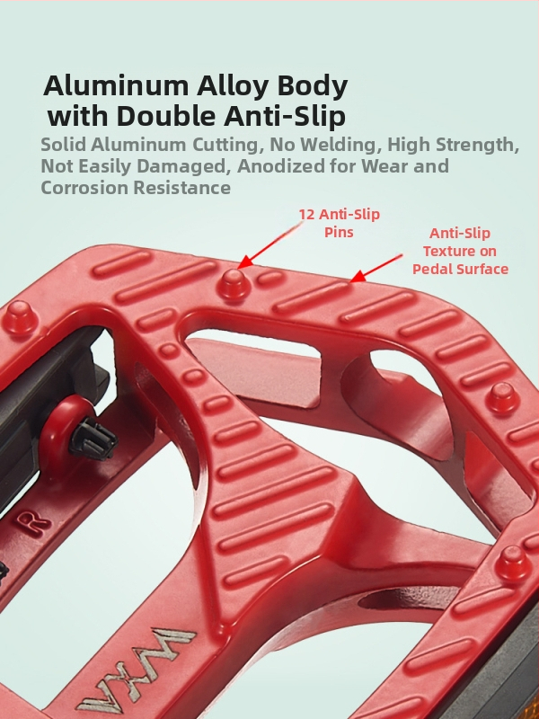 Педал за велосипед за планински шосеен велосипед с лагер от алуминиева сплав, универсален педал, аксесоари за педали