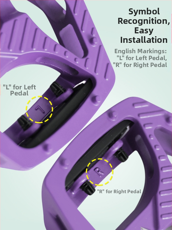 Педал за велосипед за планински шосеен велосипед с лагер от алуминиева сплав, универсален педал, аксесоари за педали