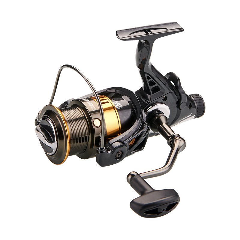 Pramoginis dvigubo iškrovimo verpimo ratas, pilnas metalinės vielos puodelis, žvejybos vielos ratas, priekinis ir galinis stabdžių išleidimo jėga, žvejybos ratų biblioteka, žvejybos karpių ratas, didmeninė prekyba