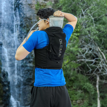 Piiriülene välistingimustes kasutatav maratonijooksu seljakott, multifunktsionaalne murdmaasuusatamise matkamine, mägironimiskott, hingav veekott, vestikott