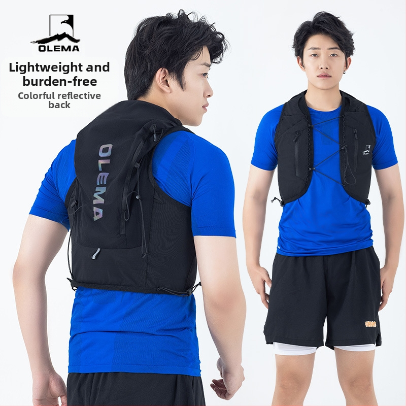 Piiriülene välistingimustes kasutatav maratonijooksu seljakott, multifunktsionaalne murdmaasuusatamise matkamine, mägironimiskott, hingav veekott, vestikott