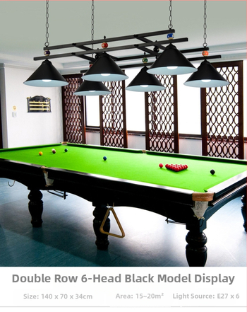 Piljardilamp, piljardilühter, must 8, piljardiruumi lühter, piljardilaud, eriline lamp, Ameerika ja Hiina stiil, must 8, piljardilamp