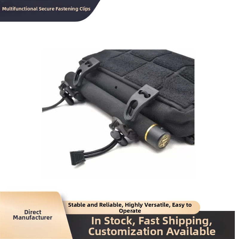 Taktikai hátizsák rögzítőkapocs, molle rögzítőelem, gyorskioldó kiegészítők, rugalmas hevederes állítócsat nagykereskedelem