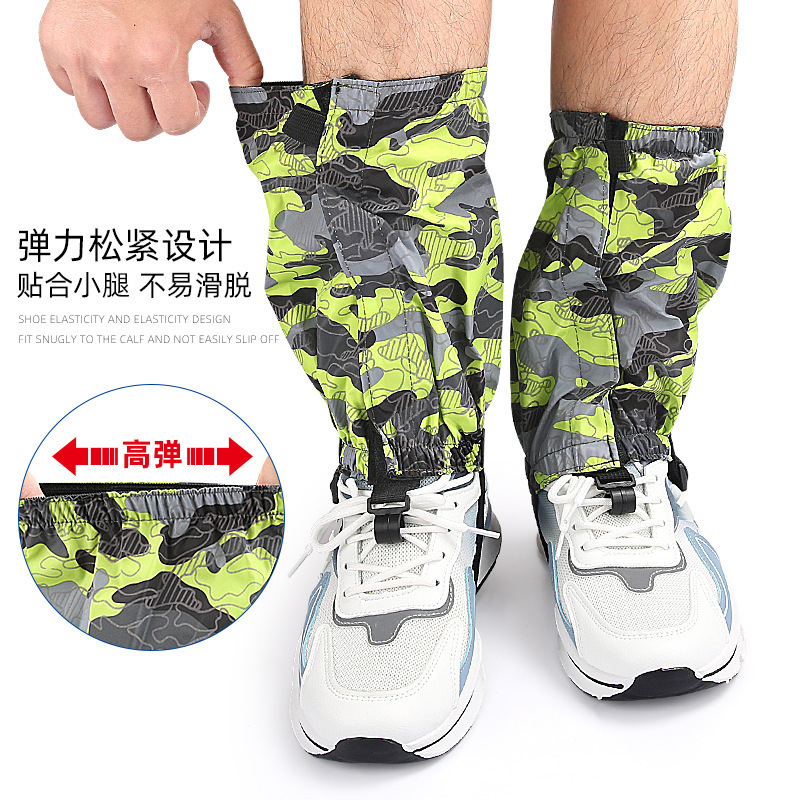 Trumpų vamzdžių sniego danga vyrams ir moterims lauko alpinizmo slidinėjimo tamprės dykumų žygiams nuo smėlio, vabzdžių, kvėpuojančios tamprės pėdų apsaugai