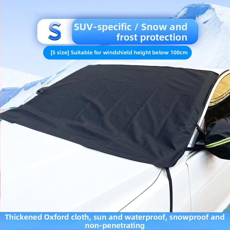 Auto lumekate, lumevastane pakasekaitse, veekindlad langenud lehed, katuse paksendatud Oxfordi riidest esikülje külmumisvastane kate talveks