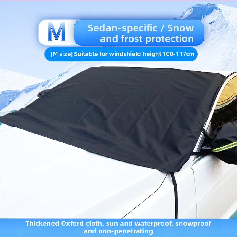 Auto lumekate, lumevastane pakasekaitse, veekindlad langenud lehed, katuse paksendatud Oxfordi riidest esikülje külmumisvastane kate talveks
