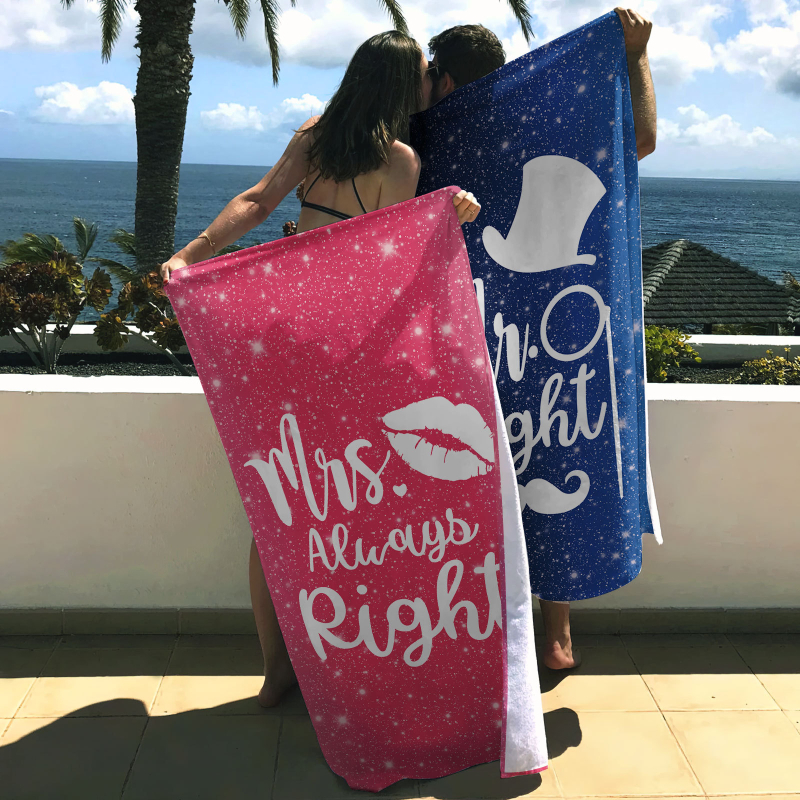 Dviejų dalių porinis paplūdimio rankšluostis, pajūrio apsiaustas, didelis vonios rankšluostis, margintas mikropluošto rankšluostis