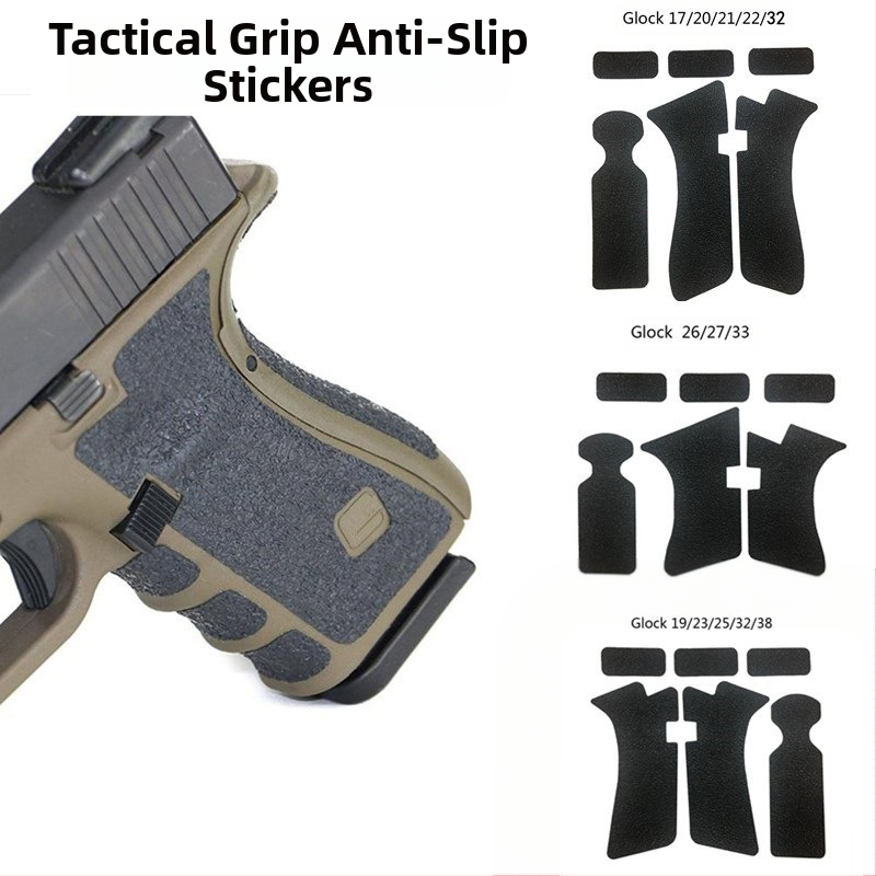 Piiriülesed kuummüük kummist mattkattega libisemisvastased kleebised Glock Grip libisemisvastased kleebised Grip Wrap Tape Glock