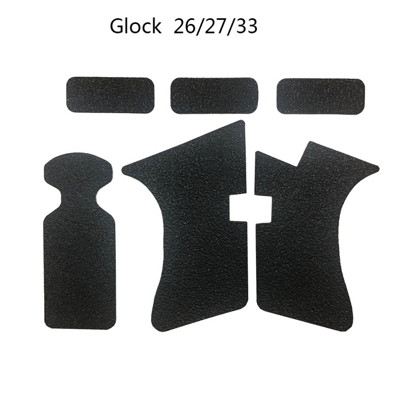 Autocolante antiderapante din cauciuc mate transfrontaliere, vânzare fierbinte, Glock Grip, autocolante antiderapante, bandă adezivă pentru prindere, Glock
