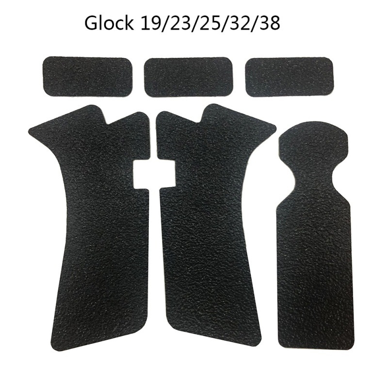 Autocolante antiderapante din cauciuc mate transfrontaliere, vânzare fierbinte, Glock Grip, autocolante antiderapante, bandă adezivă pentru prindere, Glock