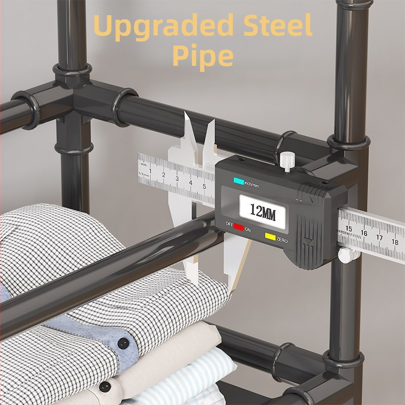 Xiyin TEMU Закачалка за обувки и шапки, вградена закачалка, проста закачалка за съхранение, многослойна закачалка за палта