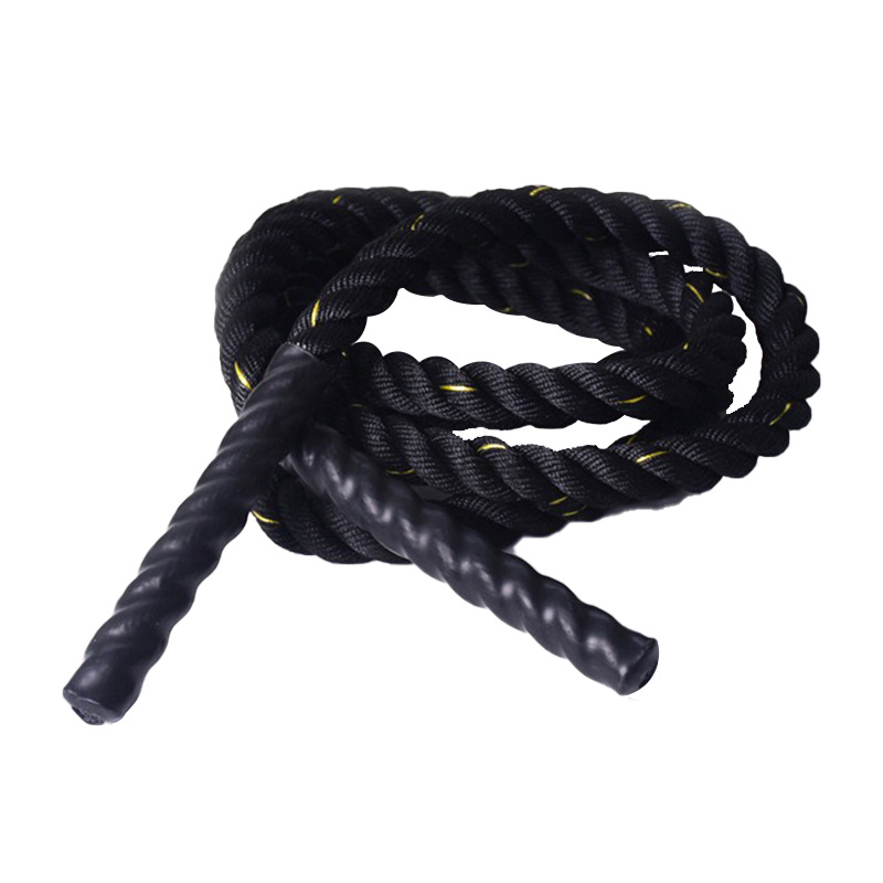 Tarpvalstybinė šerdies treniruočių įranga, skirta prakaitui mažinti, stora virvė, šokinėjanti suaugusiems, riebalų mažinimui, sunki virvė, šokinėjanti poliesterio treniruočių virvė
