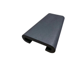 Черна гъба EVA тренировъчна възглавница за защита на лодка дракон, процес на рязане на тел, интегрирана външна U-образна долна подложка