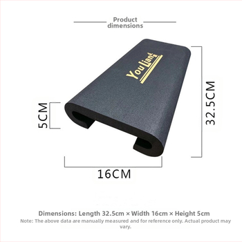 Черна гъба EVA тренировъчна възглавница за защита на лодка дракон, процес на рязане на тел, интегрирана външна U-образна долна подложка