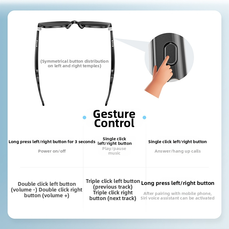 Нови интелигентни очила, слънчеви очила с анти-ултравиолетова защита, интелигентни очила с черна технология, могат да говорят, за да слушат музика