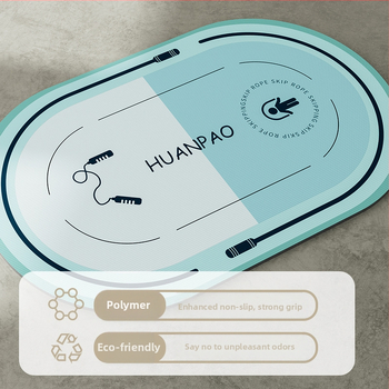 Köiehüppematt, paksendatud vaikne siseruumides kasutatav heliisolatsioonimatt, eriti suur ja laiendatud libisemiskindel joogamatt koduseks treeninguks