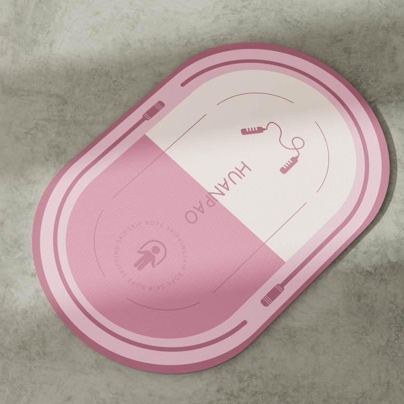 Köiehüppematt, paksendatud vaikne siseruumides kasutatav heliisolatsioonimatt, eriti suur ja laiendatud libisemiskindel joogamatt koduseks treeninguks