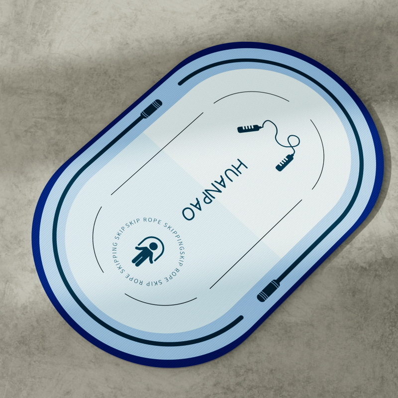 Köiehüppematt, paksendatud vaikne siseruumides kasutatav heliisolatsioonimatt, eriti suur ja laiendatud libisemiskindel joogamatt koduseks treeninguks