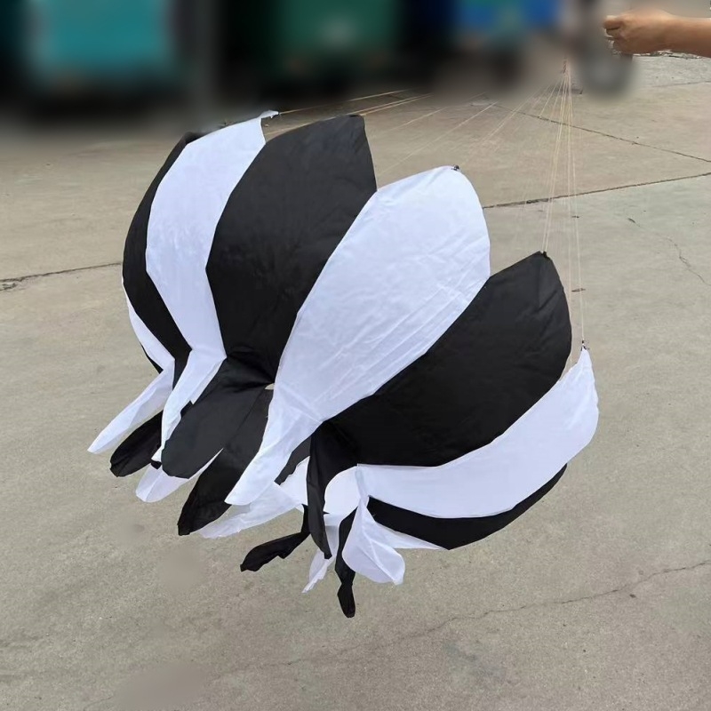 Jauns varavīksnes trīsdimensiju rotējošs ziedu grozs, peldoša aste, lotosa astes kulons, pūķa mīksts kulons bez rāmja