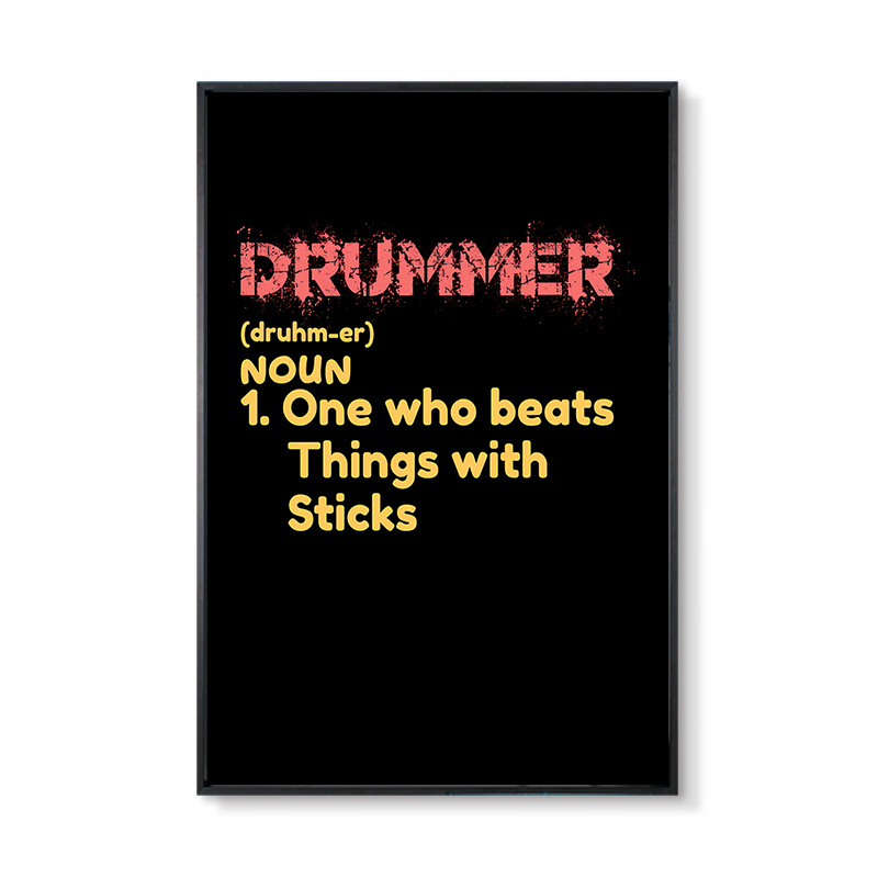 Džässtrummi seinamaaling baarikitarri instrument trummikomplekt selge taust käsi muusika klassiruumi seinakaunistused maalimine