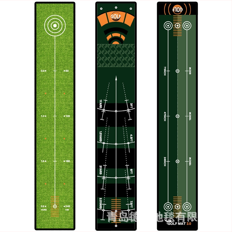 Cezhraničný koberec Dema, krytá golfová cvičebná deka, podložka na putter, kancelárska podložka na golf