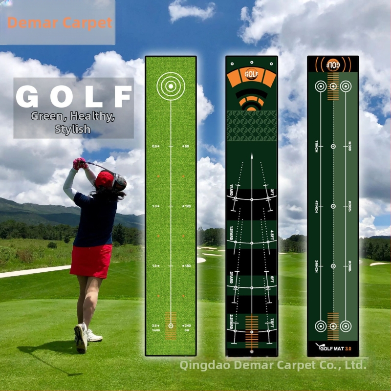 Határokon átnyúló Dema szőnyeg beltéri golf gyakorló takaró putter gyakorlás szőnyeg irodai szőnyeg golf szőnyeg