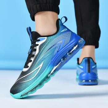 39-48 méretű divatos, minden mérkőzésre alkalmas, hétköznapi, könnyű, ütéselnyelő, légpárnás, sportcipő, divatos, hálós, lélegző, ütéselnyelő, visszapattanó férfi cipők