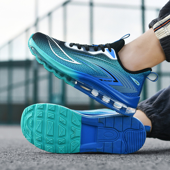 39-48 méretű divatos, minden mérkőzésre alkalmas, hétköznapi, könnyű, ütéselnyelő, légpárnás, sportcipő, divatos, hálós, lélegző, ütéselnyelő, visszapattanó férfi cipők