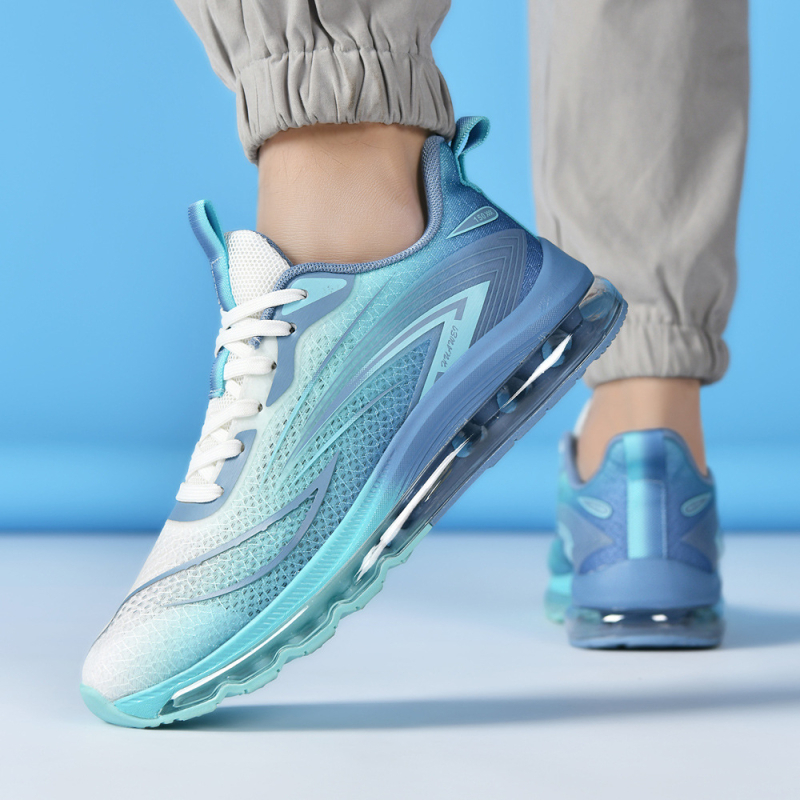 39-48 méretű divatos, minden mérkőzésre alkalmas, hétköznapi, könnyű, ütéselnyelő, légpárnás, sportcipő, divatos, hálós, lélegző, ütéselnyelő, visszapattanó férfi cipők