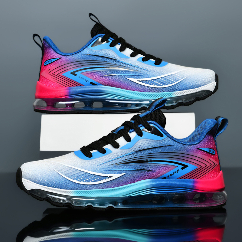 39-48 méretű divatos, minden mérkőzésre alkalmas, hétköznapi, könnyű, ütéselnyelő, légpárnás, sportcipő, divatos, hálós, lélegző, ütéselnyelő, visszapattanó férfi cipők