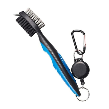 Βούρτσα καθαρισμού γκολφ Factory Direct με γάντζο, βούρτσα καθαρισμού διπλής όψης για μπαστούνια γκολφ