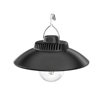 Нова LED къмпинг светлина за палатка с вградена батерия и кука, зареждаща се с TYPEC