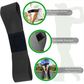 Amazon Golf Arm Correction Belt Swing Training Corrector Εξωτερική Βοήθεια Προπόνησης Γκολφ σε Απόθεμα