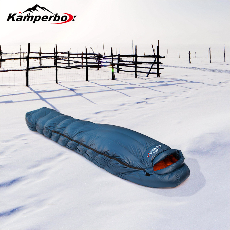 Kamperbox Зимен пухен спален чувал Ултралек къмпинг спален чувал Ултралек висок клас спален чувал Преносима защита от студ