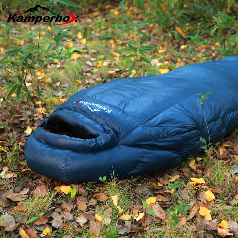 Kamperbox Зимен пухен спален чувал Ултралек къмпинг спален чувал Ултралек висок клас спален чувал Преносима защита от студ