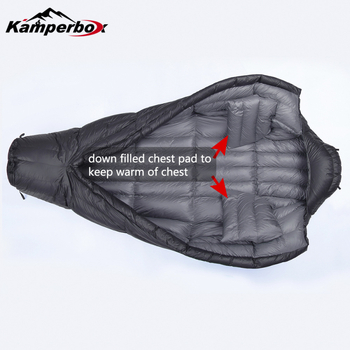 Χειμερινός υπνόσακος Kamperbox για κάμπινγκ, υπνόσακος για χειμερινό υπνόσακο για εξωτερικούς χώρους, υπερελαφρύς υπνόσακος για κάμπινγκ, υπνόσακος για κάμπινγκ