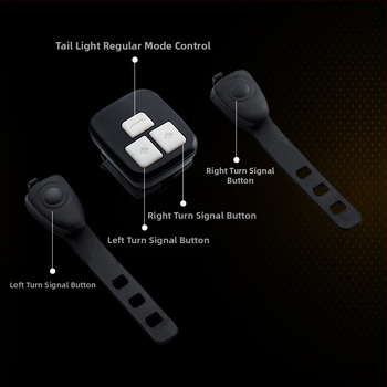 Έξυπνο πίσω φως φρένου ποδηλάτου ασύρματο τηλεχειριστήριο ελέγχου φώτων τιμονιού επαγωγή φόρτισης USB προειδοποιητική λυχνία COB ποδηλάτου