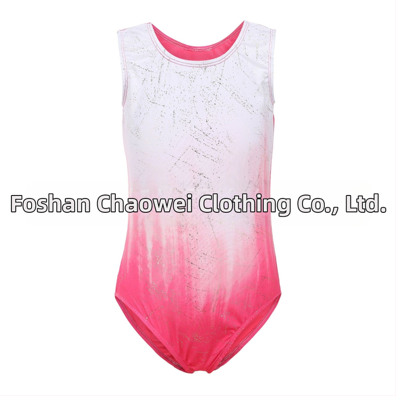 Европейски и американски детски гимнастически дрехи с кристали, бронзиращи гимнастически дрехи, детски танцови дрехи, дрехи за представления, тесни дрехи, детски дрехи за тренировки