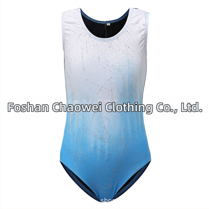 Европейски и американски детски гимнастически дрехи с кристали, бронзиращи гимнастически дрехи, детски танцови дрехи, дрехи за представления, тесни дрехи, детски дрехи за тренировки