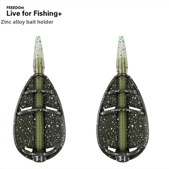 Határokon átnyúló Coolno európai stílusú könyvtári horgászsorozat csalitartó robbanóhorog cinkötvözetből készült fészekkészítő eszköz csalitartóval, kis kiegészítőkkel