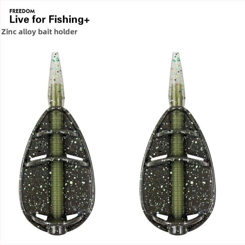 Határokon átnyúló Coolno európai stílusú könyvtári horgászsorozat csalitartó robbanóhorog cinkötvözetből készült fészekkészítő eszköz csalitartóval, kis kiegészítőkkel