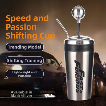 Kiirus ja kirg käigukastiga roostevabast terasest suure mahutavusega veekruus autokruus kõrrega termokruus auto käiguvahetuskruus