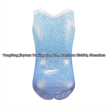 Детски тренировъчни облекла CrossBorder с металически лъскави балетни поли за момичета, гимнастически облекла, танцови облекла, облекла за представления, танцови облекла