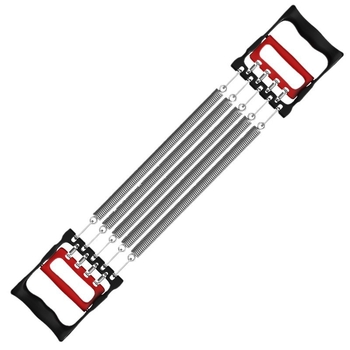 Rindkere laiendav tõmbetugevusega meesvedruga rindkere lihaste treenimine istessetõusu käe jõul õla ja selja venitusharjutus koduste treeningvahenditega