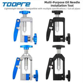 TOOPRE kerékpárolaj fékolaj tű beszerelő szerszám olajcső behelyező csővágó olajbogyó fej nyomó töltő
