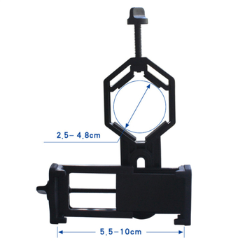 Teleskopo mobiliojo telefono laikiklis, tinkantis astronominio teleskopo mikroskopui „Bo Guan MA5“ mobiliojo telefono laikikliui