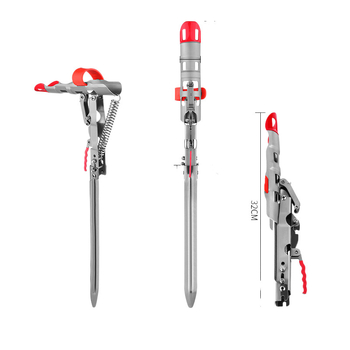 Риболовна въдица Sea Скоба за въдица Sea, хвърляне на въдица, поставяне на въдица на земята, автоматичен лост за въдица, универсална батерия, неръждаема стомана, Guangni Guai