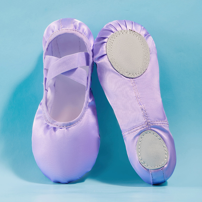 Παιδικά Παπούτσια Χορού Γυναικεία, Μαλακή Σόλα, Κινέζικα, Παιδικά Παπούτσια Χορού Μπαλέτου, Παιδικά Παπούτσια Χορού για Κορίτσια, Καθαρό Χρώμα Σατέν, Παπούτσια Χορού για Πρακτική, Σώμα